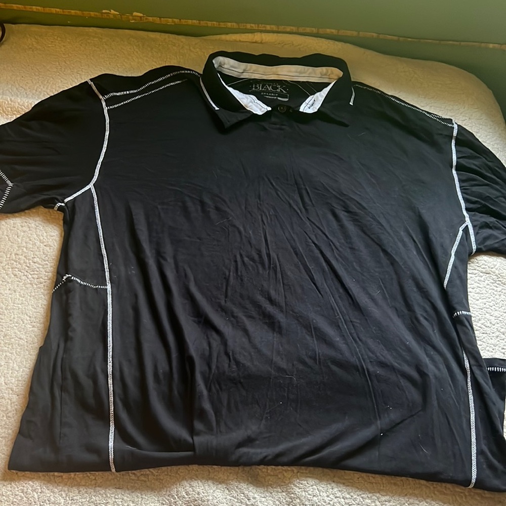 Buckle Black Polo Tee!!
